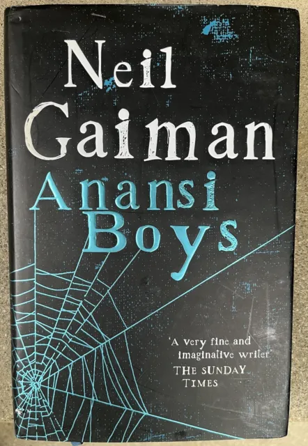 Anansi Boys : A Novel by Neil Gaiman (2005, Hardcover) Signed!
