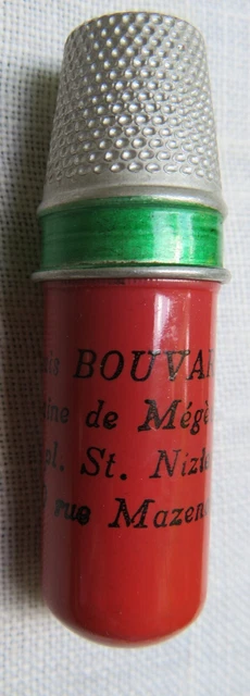 Coffret Nécessaire de couture toilette argent boite à Musi