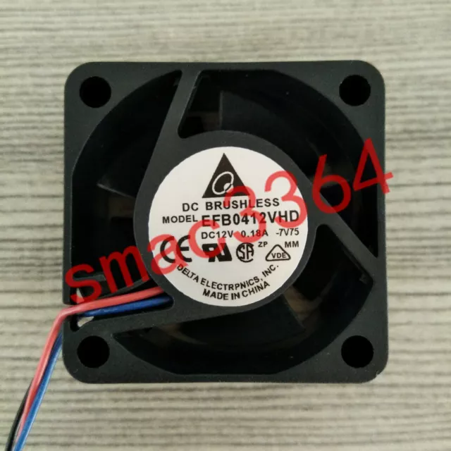 1PC for Delta EFB0412VHD 40x40x20mm 4020 12V 0.18A DC BRUSHLESS Fan 3pin