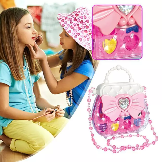 NEW Girls Make Up Set Makeup Kit For Young Kids Toy Children Gift Washable Z1O4 2
