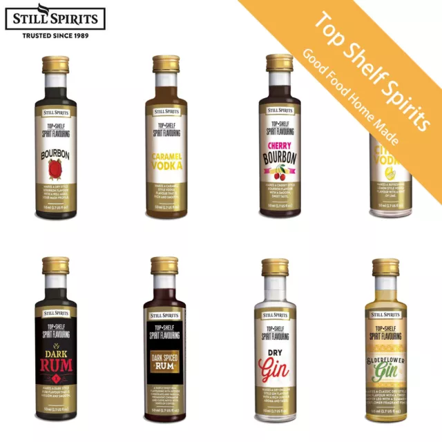 Still Spirits Top Shelf Spirits Essences Flavouring 50ml Mix and Match Selection