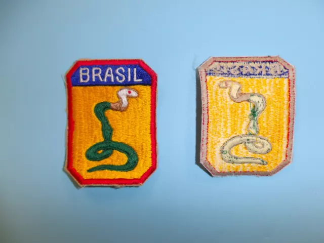 b3635 WW 2 Brazil Army Expeditionary Force Brasil 2nd model shoulder patch IR17C