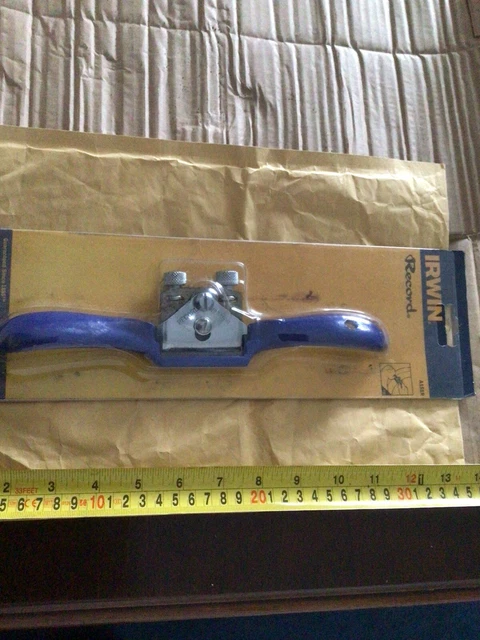 Irwin Record A151R Curved Sole Spokeshave Carpenters Spoke Shave in Packaging 2
