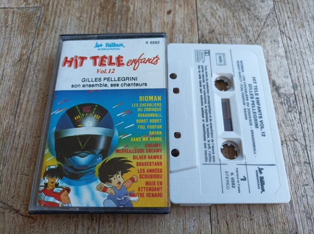 GILLES PELLEGRINI HITS TELE ENFANTS Vol 12 CASSETTE AUDIO TAPE REPRISES BIOMAN