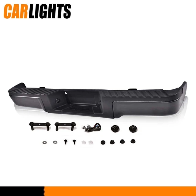 BLACK COMPLETE REAR Steel Bumper Assembly Fit For 20092014 Ford F150