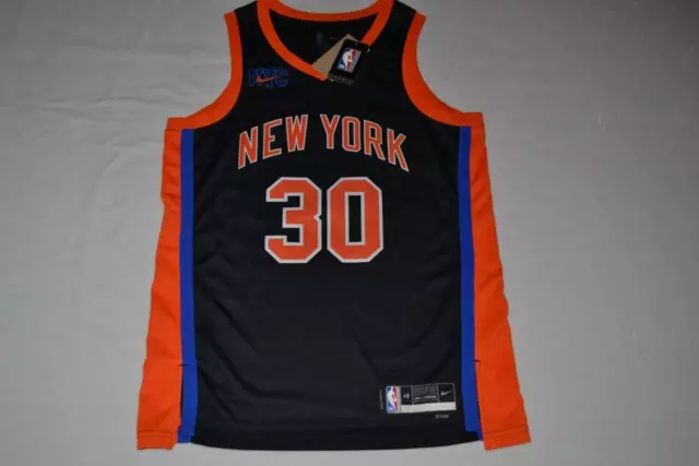 2017 NBA City Edition New York Knicks FDNY Kristaps Porzingis Jersey 44 M  RARE