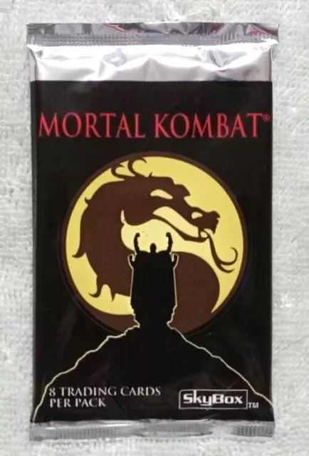 1995 Sky Box Mortal Kombat Trading Cards Factory Sealed Pack ~ 8 Cards