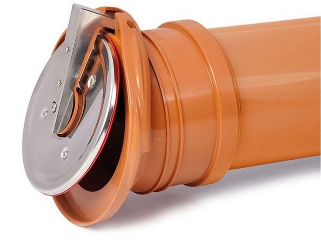Buffalo Retro Fit – Valvola Di Non Ritorno Per Tubi Fognari Da 150 Mm – Blocca Roditori E Acqua Di Risalita