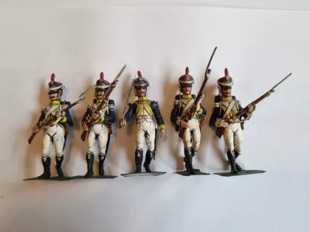 Zinnfiguren Grenadiere der Weichsel Legion Polen,ca. 6,5 cm Napoleonische Kriege