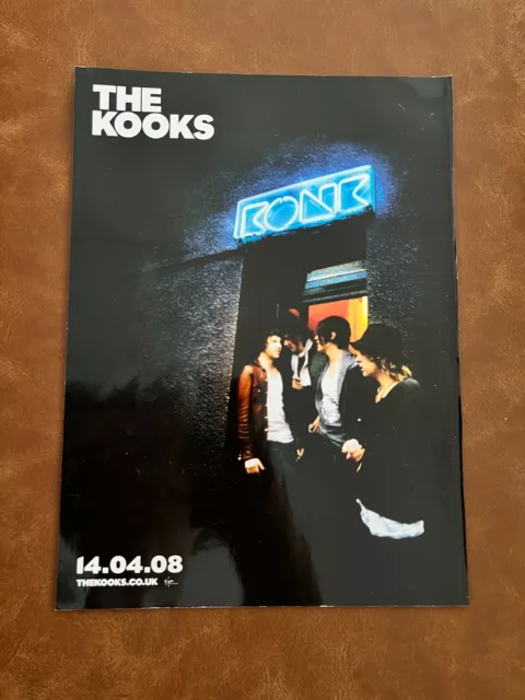 THE KOOKS | 2008 Q Magazine KONK album advert | Collectible original