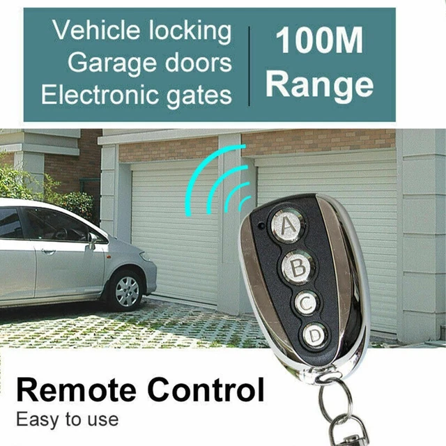 433MHz Universal Klonen Fernbedienung Elektrische Garagentor Auto Tor Schlüssel.
