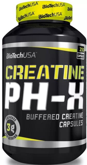 BiotechUSA Créatine Ph-X pour Supérieur Force & Puissance Croissance Musculaire