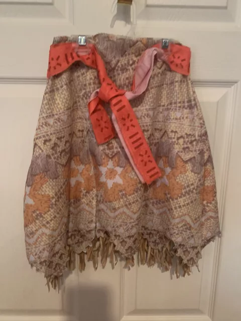 Disney Moana Costume Child Size Small 4-6 Play Halloween Dress Up Skirt Only
