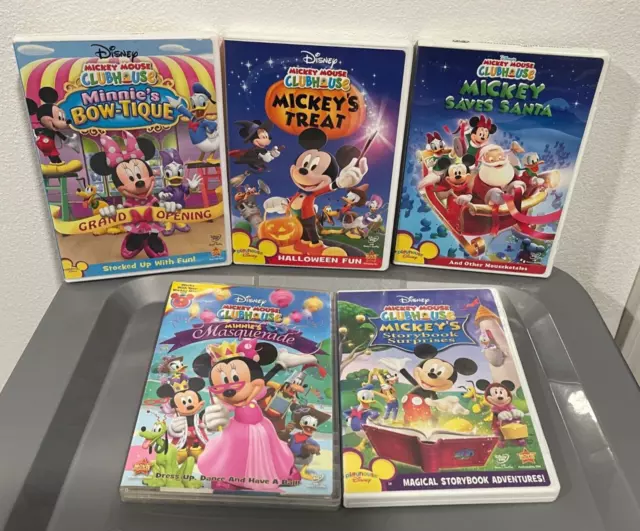 MICKEY MOUSE CLUBHOUSE DVD Lot Of (10) Disney Junior Children’s Show ...
