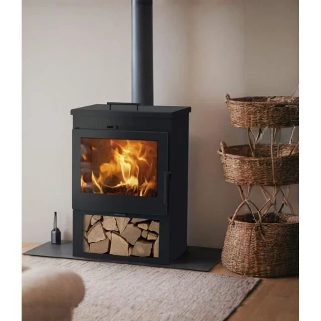 POELE A BOIS - PANADERO - Bacalan Ecodesign - 10,2 kw - Beches 50 cm ...