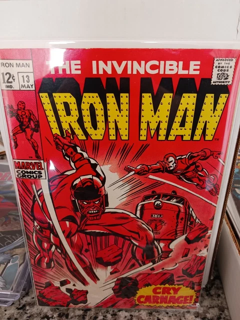 Invincible Iron Man #13 - 2nd appearance Controller - KEY - 1969 - VF/NM