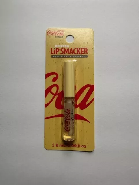 BRAND NEW .09 Oz (2.8mL) Lip Smacker Coca~Cola Vanilla Flavored Lip Gloss