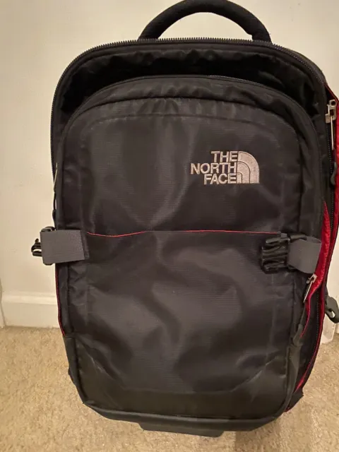 The North Face Overhead Carry On Travel Bag 19” Roller Laptop Pocket euc