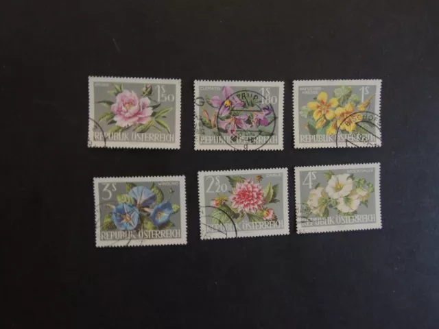 Briefmarken „6x Österreich teilw. Falz wie abgebildet (62)“