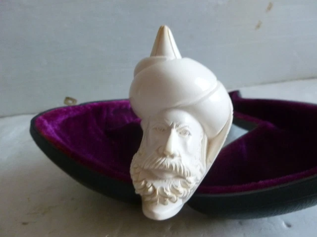 Belle pipe en écume de mer portrait d'enfant fin XIX ème | Kaufen auf