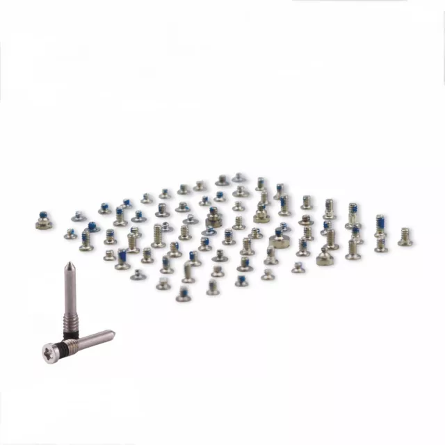 ✅ Komplettes Schrauben Set Ersatz für iPhone X 10 Pentalobe Schraube Weiß White✅