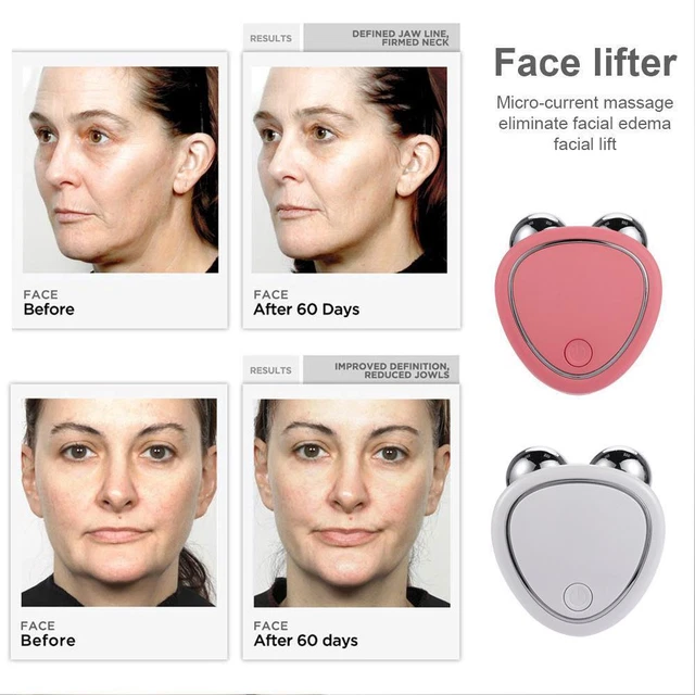 Masajeador Microcorriente Máquina de Levantamiento Facial Rodillo Ajuste NUEVO USB cha MEJOR