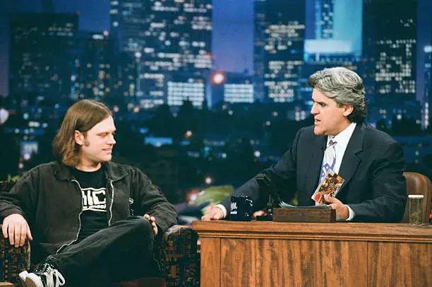 Musical Guest Matthew Sweet On Leno 1995 Old Television Photo