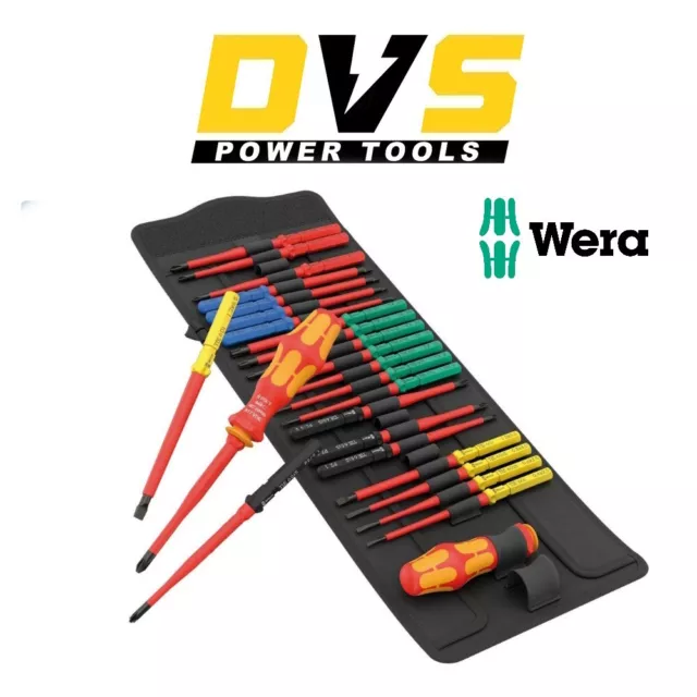 Wera Kraftform Kompakt VDE Big Pack 1, 26 Pc Colour Coded Screwdriver Set 006617