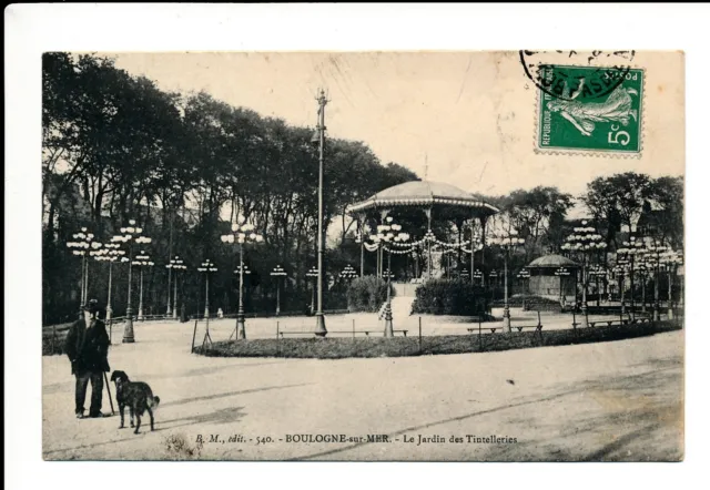 C13600 - Une Carte Postale Ancienne - BOULOGNE-SUR-MER - Le jardin