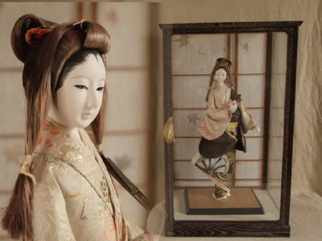 Antique Maiko Japanese Clothes Geisha Doll Beautiful Female Ningyo