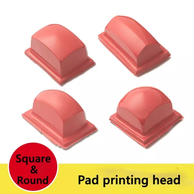 Pad Printing Rubber Head Soft Silicone Pad Tampo Printing Transferring Mouse B
