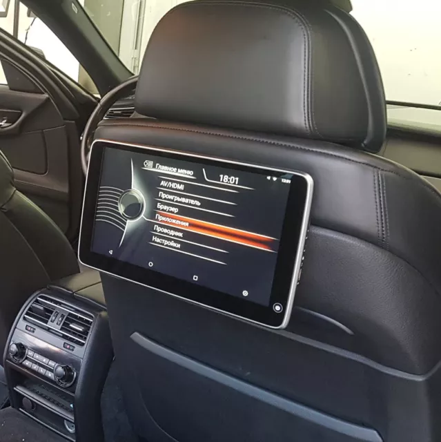 Car Video Rear Entertainment Headrest TV LCD Screen For BMW Series 5 7 X5 X6 GT