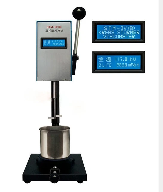 LCD Screen STM-IVB Stormer Viscometer for Paints Coatings Inks 220V O