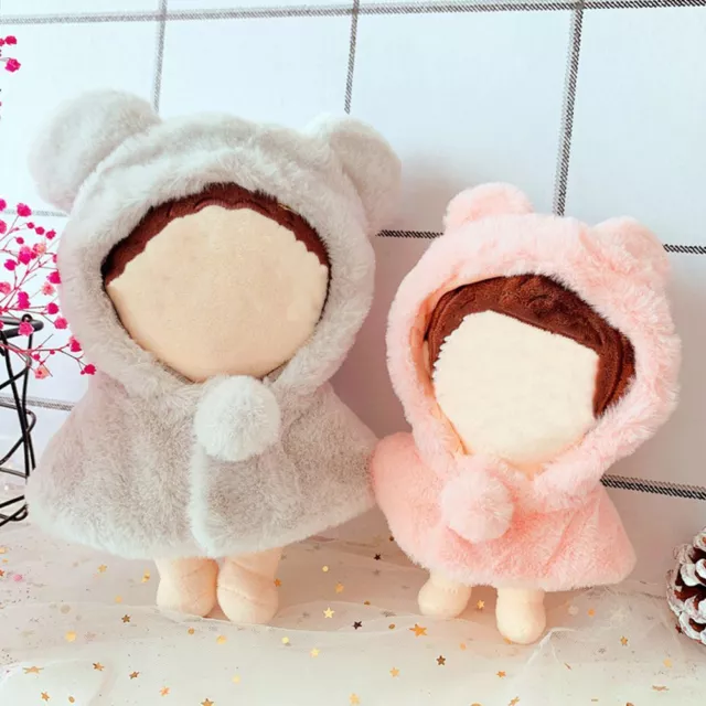 Korea Idol Doll Clothes Suit Plush Doll's Clothes Hooded Cloak Dolls Clothing