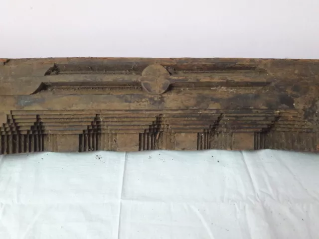 Antique Solid Beam Plaque Pillar Vintage Door Window Wooden Wall Panel A60 2