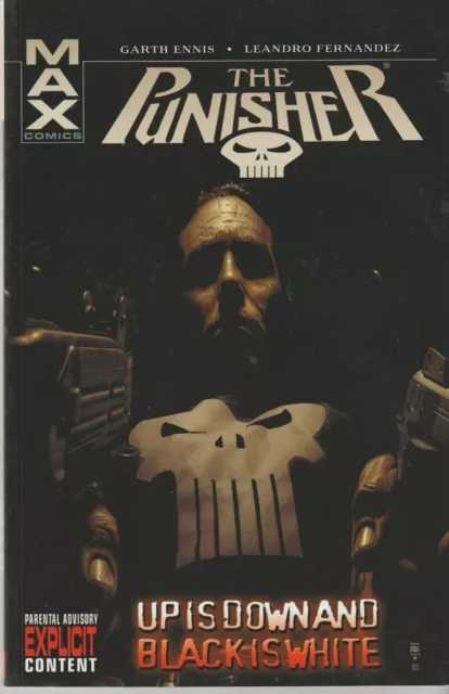 Marvel Max Comics Punisher Up Is Down And Black Is White Tpb Vf