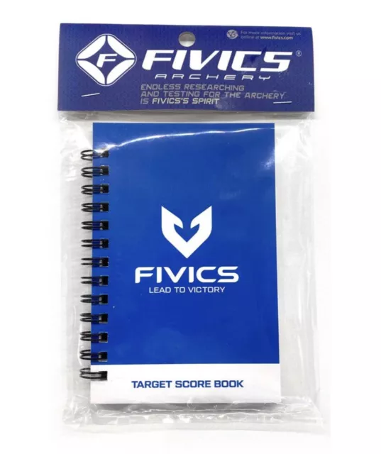 Fivics Archery Target Score Record Book 60 Page Record Keeping. Free Postage