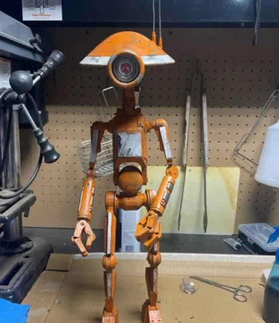 Life Size Star Wars Pit Droid Poseable Action Figure 3D Printed Kit