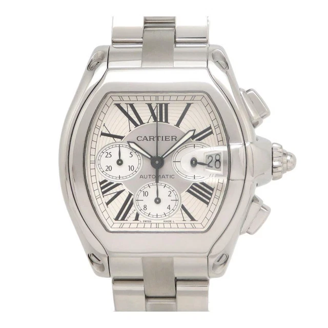 CARTIER ROADSTER CHRONOGRAPH W62019X6 Automatic Stainless Steel Men's #TY118