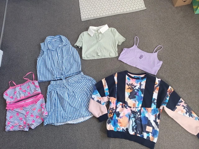 Girls Clothes 11-12 Years, Adidas Sweatshirt, Primark Skirt Set, Shein Tops,...