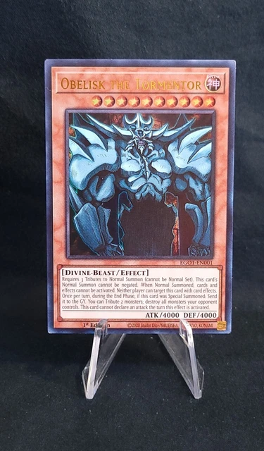 Yu-Gi-Oh! Obelisk the Tormentor - EGO1-EN001 Ultra Rare  1st Edition New