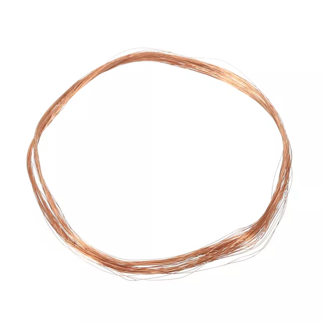 33' Solid Bare Copper Wire 44# 99.9% Pure Copper Wire 0.05mm Soft Beading Wire