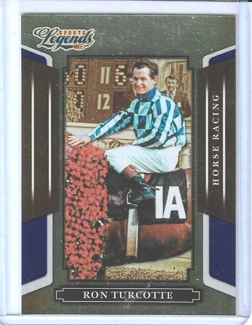 Rare 2008 Donruss Legends Ron Turcotte Blue Parallel Card #127 ~ /100 ~ Jockey