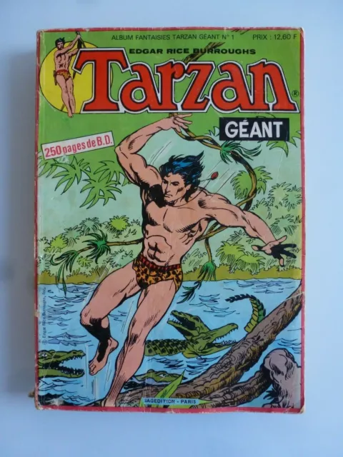 Tarzan Geant N°1 ( Trimestriels N° 53 - 54 - 55 ) 1983 Bande Dessinee Bd