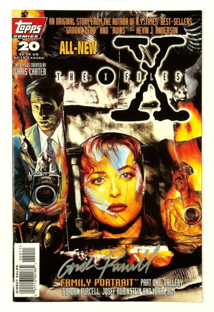 X-Files #20 Signed by Gordon Purcell Topps Comics