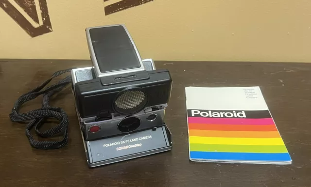 Original Polaroid SX-70 Land Camera Sonar One Step Instant Folding ~ Untested