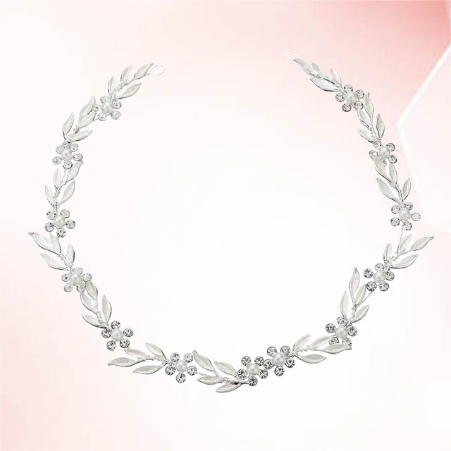 Copricapo per la sposa copritesta di nozze fasce di perle capelli