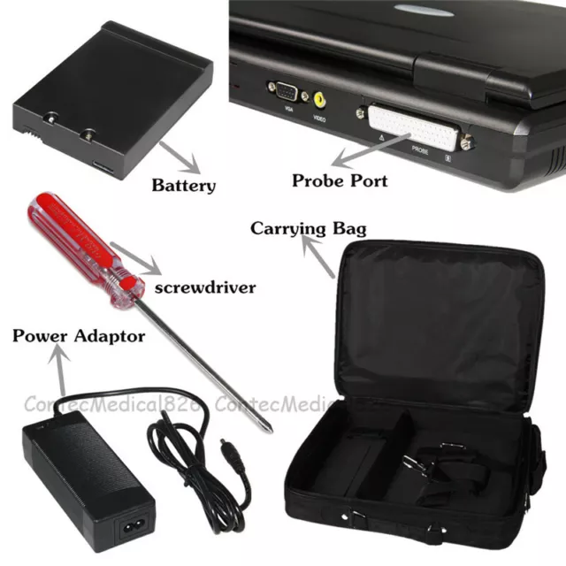 Contec CMS600P2 Portable Ultrasound Scanner Laptop Machine 7.5M Linear Probe,CE 3