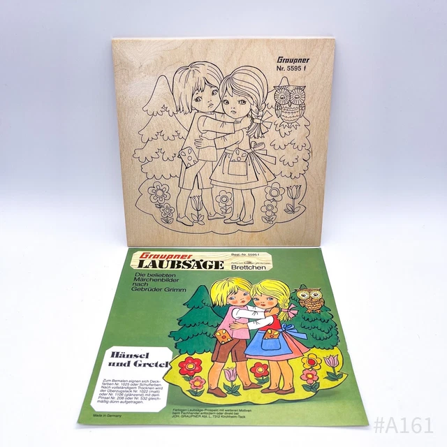 Graupner Laubsäge-brettchen No. 5595 Pour Modèle „Hänsel & Gretel “Fabriqué En