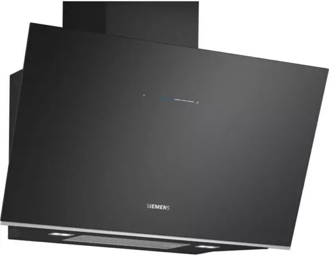 Siemens LC91KLT60 iQ700, Dunst­ab­zugs­hau­be schwarz, 80 cm, Home Connect , A+